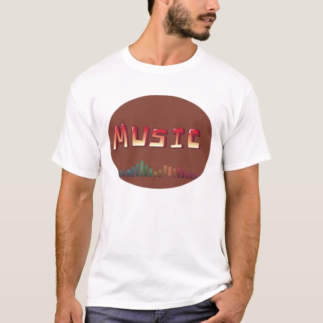 Camiseta Mens Music T—Shirt (Frente)