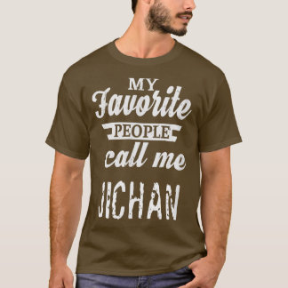 Camiseta Mens My Favorite People Call Me Jichan Japan Japan
