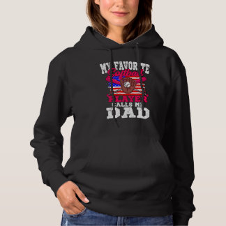 Camiseta Mens My Favorite Softball Player Calls Me Dad Amer