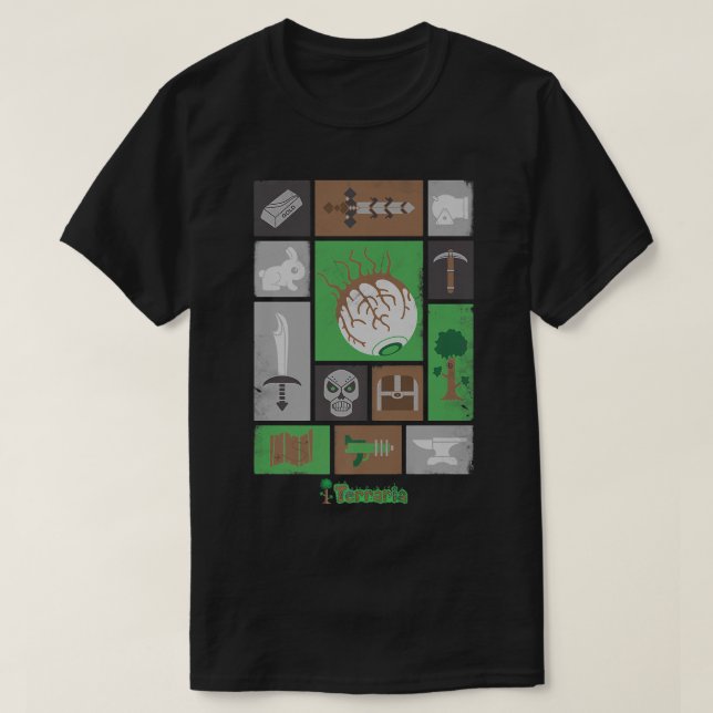 Camiseta Mens My Favorite Terraria Gift For Birthday (Frente do Design)
