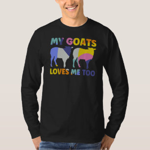 Camiseta Mens My Goats Me Ama Muito