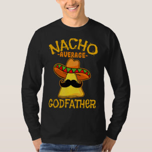 Camiseta Mens Nacho Média Padrinho De Mayo Mexicano Fathe