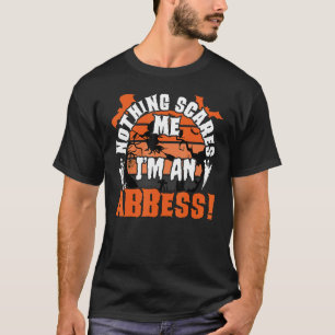 Camiseta Mens Nada me assusta, sou uma Absess Halloween Cos