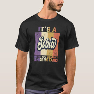 Camiseta Mens Name Sobia É Uma Coisa Sófia