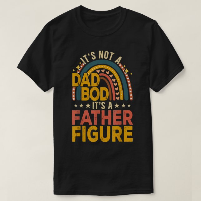 Camiseta Mens não é um Pai, é um pai falso (Frente do Design)