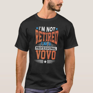 Camiseta Mens, não estou aposentado, sou profissional vovô 