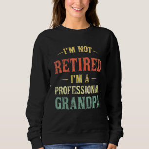 Camiseta Mens Não Estou Aposentado Sou Um Pai Profissional