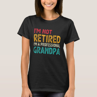 Camiseta Mens Não Estou Aposentado Sou Um Vint Profissional