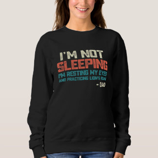 Camiseta Mens Não Estou Dormindo Só Estou Descansando Meu P