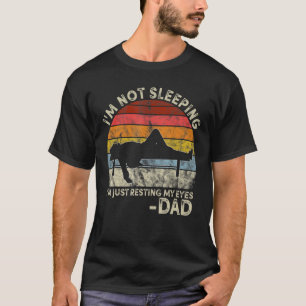 Camiseta Mens Não Estou Dormindo Só Estou Descansando Meus 