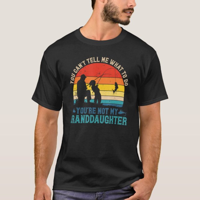 Camiseta Mens, Não Me Pode Dizer O Que Fazer Não É Minha av (Frente)