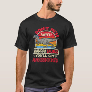Camiseta Mens não se mexem com o vovô Surus, eu juro