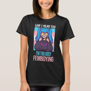 Camiseta Mens não te ouvem. Estou muito ocupado a embotar o