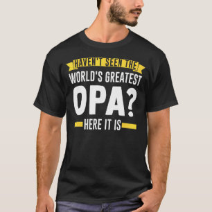 Camiseta Mens não viram o maior vovô do mundo
