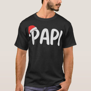 Camiseta Mens Natal Santa Hat Matando Papi Família