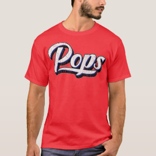 Camiseta Mens New Grandpa Gift para Pai chamado Pop