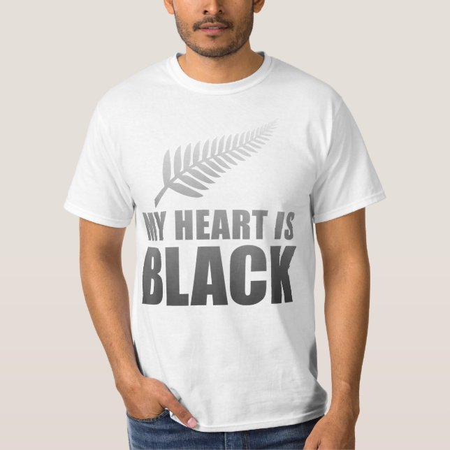 Camiseta Mens New Zealand Designed Rugby T Shirt for Rugby (Frente)