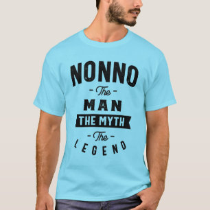Camiseta Mens Nonno O Homem Mito Legenda Vovô Presente