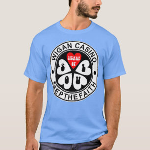 Camiseta Mens Northern Soul Wigan Casino Keep The Faith Dan