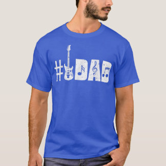 Camiseta Mens Número 1 Pai De Violão Música Sobre Dons Engr