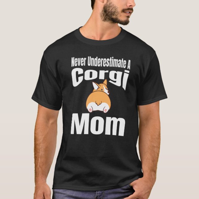 Camiseta Mens Nunca Subestimam Um Cachorro De Corgão Que A  (Frente)