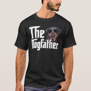 Camiseta Mens O Cachorro Dogdad Rottweiler Mais Engraçado 