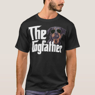 Camiseta Mens O Cachorro Dogdad Rottweiler Mais Engraçado P