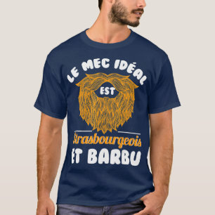 Camiseta Mens, o cara ideal é strasbourgeois e barbudo g