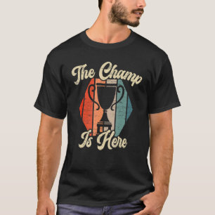 Camiseta Mens O Carimbo Está Aqui Campeão De Futebol Fantás