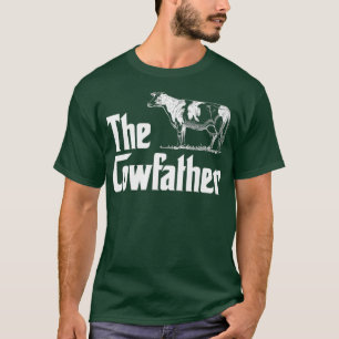 Camiseta Mens O Cowdad Fazenda Engraçada Vaca Proprietário