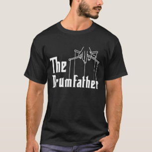 Camiseta Mens O Instrumento De Percussão Musical Do Drumdad