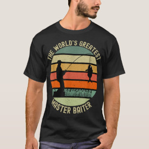 Camiseta Mens o maior peixe mestrado de baiter