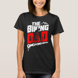 Camiseta Mens O Pai De Bicicleta Do Ciclista Padre Bike Fan