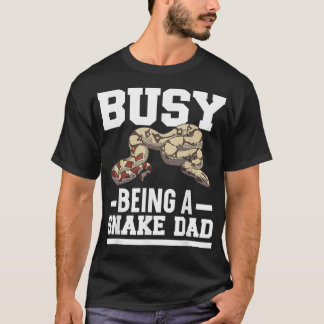 Camiseta Mens Ocupados Sendo Um Réptil Da Serpente De Venen
