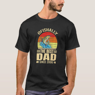 Camiseta Mens Ofishally O Melhor Pai Desde 2006