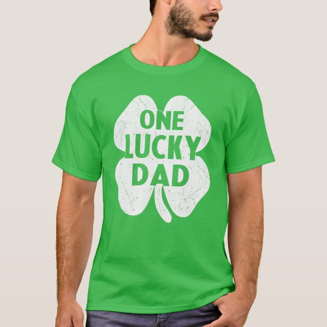 Camiseta Mens One Lucky Pai Funny Pai Sha (Frente)