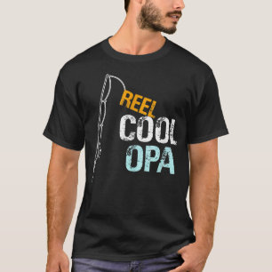 Camiseta Mens Opa Gift da neta Avô Reel Coo
