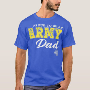 Camiseta Mens Orgulhosos De Ser Um Pai Do Exército - Dog t