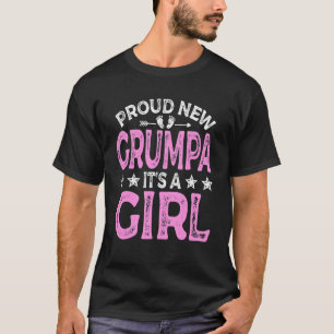 Camiseta Mens Orgulhosos Novo Grumpa É Uma Menina Sexo De U