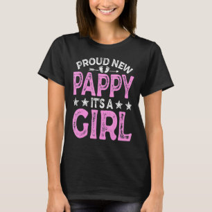 Camiseta Mens Orgulhosos Novo Pappy É Uma Menina Sexo Raiva