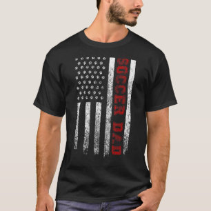 Camiseta Mens Orgulhosos Pai Futebol Americano Bandeira Leg