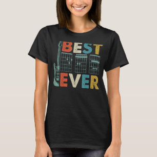 Camiseta Mens Orgulhosos Papa Guitarrista Pai Corta Melhor