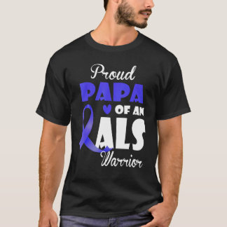 Camiseta Mens Orgulhosos Papas Da Família Guerreira Als