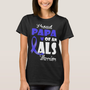 Camiseta Mens Orgulhosos Papas Da Família Guerreira Als