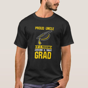 Camiseta Mens Orgulhosos Tio De Um Formando Incrível E Lou