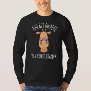 Camiseta Mens Orgulhosos Vovô Eu Amo Meu Avô Gay Lgbtq Yo
