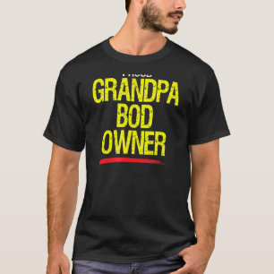 Camiseta Mens Orgulhosos Vovô Proprietário de Bacalhau Gag 
