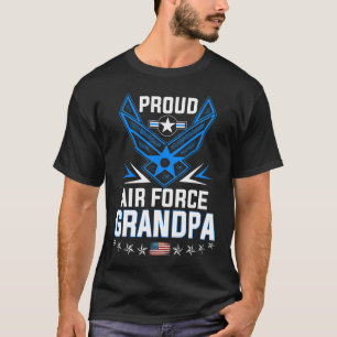 Camiseta Mens Orgulhosos Vovô Vídeo Militar Tee