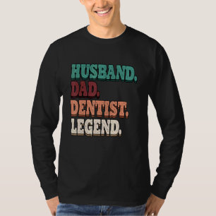Camiseta Mens Orthopedics Pai Marido Dentista Legenda
