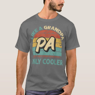 Camiseta Mens PA Como Um Vovô Só Tem Gordura De Pai Vintage